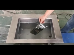 Líquido de limpeza SUS304 ultrassônico industrial customizável