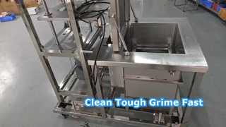 Apresente a limpeza ultrassônica de aço inoxidável 38L